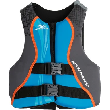 Stearns 2000037953 Youth Hydroprene Life Vest - Type Iii - Blue/grey - 50-90lbs