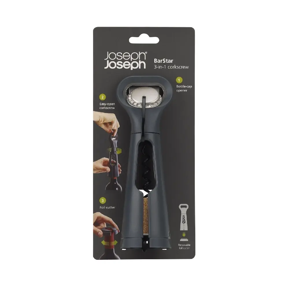 JOSEPH JOSEPH BARSTAR 3-IN-1 CORKSCREW