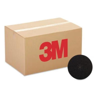 3m 20984 Resinite Floor Surfacing Disc, 7" Diameter, Black, 300/carton