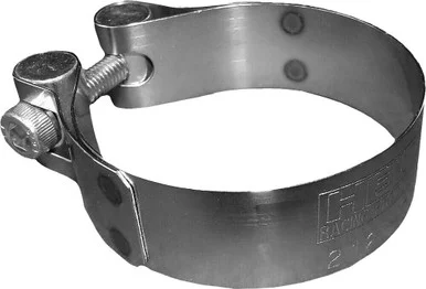 Helix Racing 2122774 Stainless Steel Muffler Clamp 2.63-2.81"