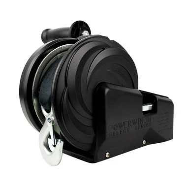 Powerwinch 21400-W-2000-6-B-R Select Series Winch 2,000lb, 2 Speed, 6" Crank Arm - Carbon Black