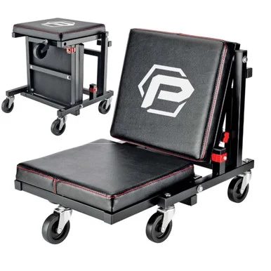 Powerbuilt 240298 2-in-1 Low Creeper Seat Roller Stool