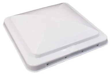 Hengs Industries 2490110CS White Universal Vent Lids with Slide Bar - 24 Pack