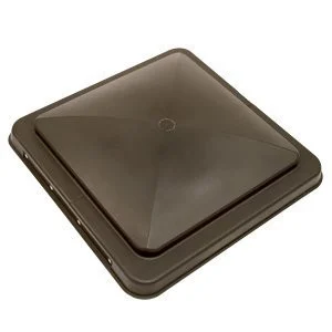 Hengs Industries 2490110SS Smoke Universal Vent Lids with Slide Bar - 24 Pack
