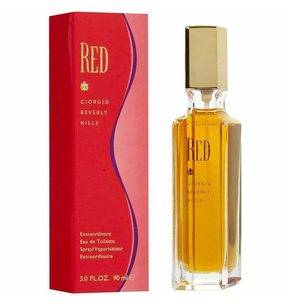 Giorgio Beverly Hills Red 90ml Eau De Toilette Womens Natural Spray/Fragrance - Beauty