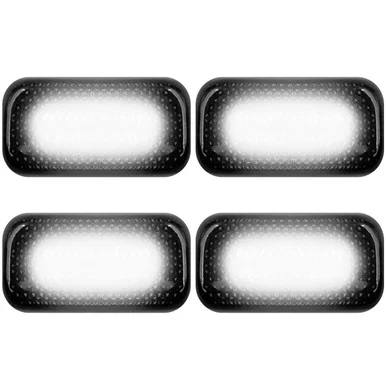 Recon 264138WHBK LED Cab Roof Lights for 2015-2023 GMC Sierra & Chevy Silverado