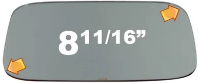 Burco Mirror 2948 Driver Side Mirror Glass for Hummer H2