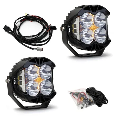 Baja Designs 297801 LP4 Pro LED Light Pods - Spot Lens Clear - Pair