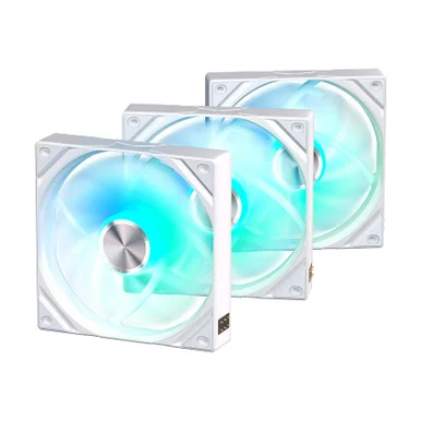 TRYX FR120AAM3MG0W ROTA SL ARGB 120mm PC Case Fan Triple Pack - White