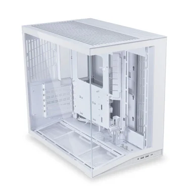 Lian Li O11DMIV2W Mini Tower ATX Case White Tempered Glass