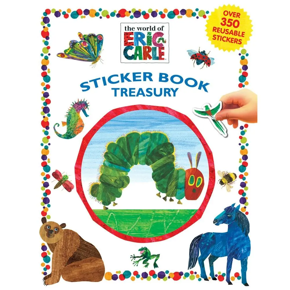 Eric Carle Sticker Treasury Kids/Children Educational Fun Activity Book 3y+ - Entertainment