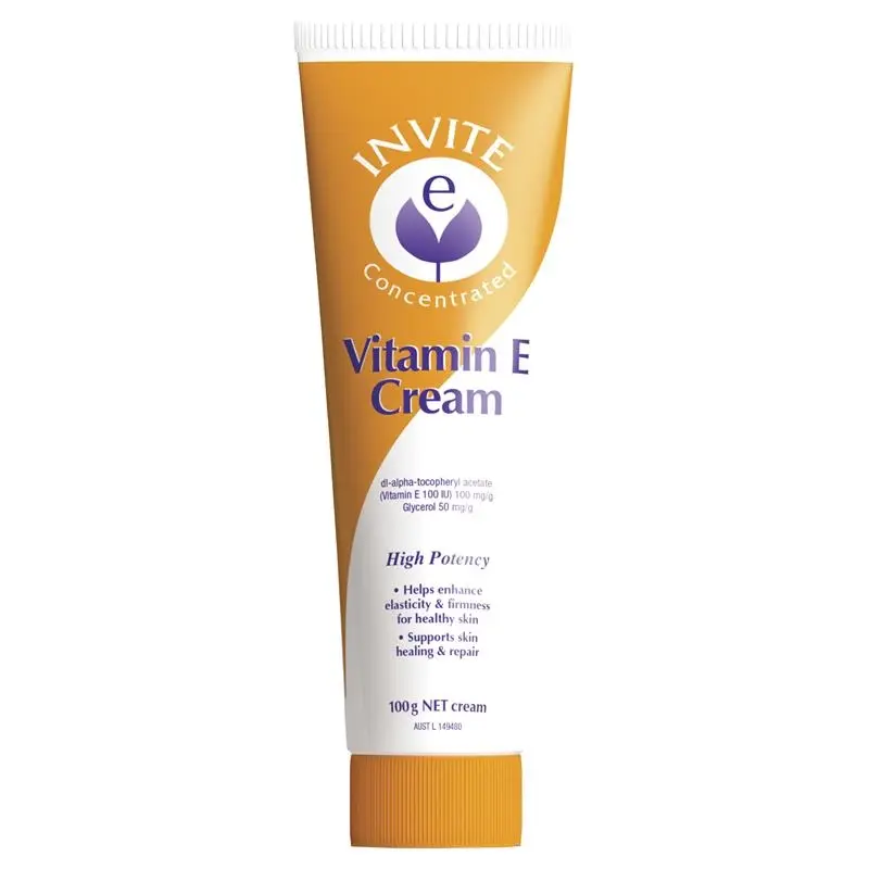 Invite E Vitamin E Cream 100g - Beauty