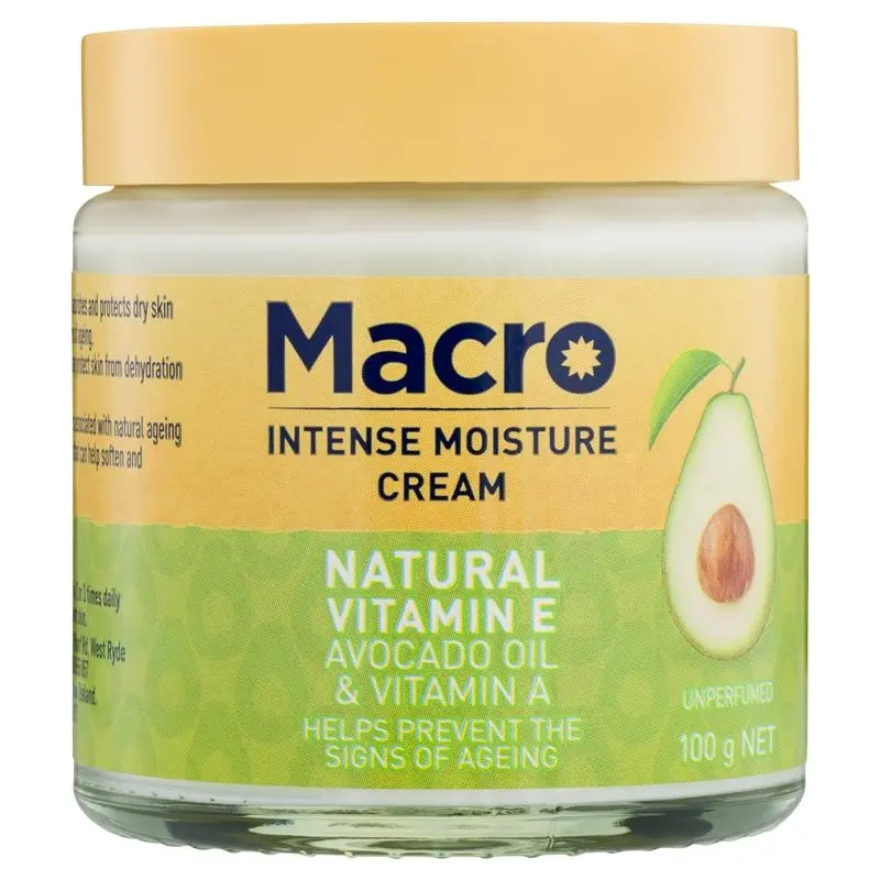 Macro Natural Vitamin E Cream 100g - Beauty