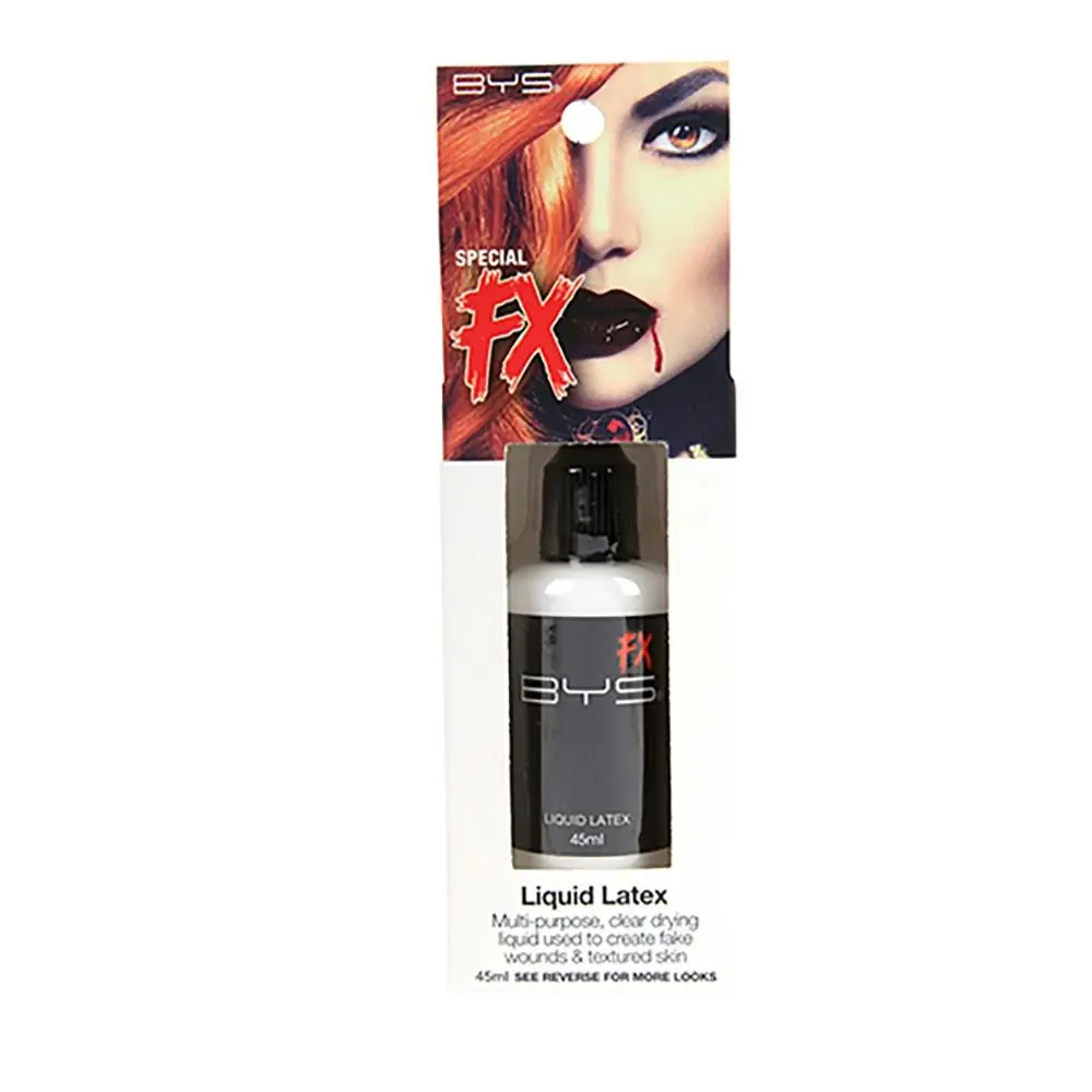 BYS Special FX 45ml Clear Liquid Latex Costume Makeup Quick Drying/Fake Wounds - Beauty