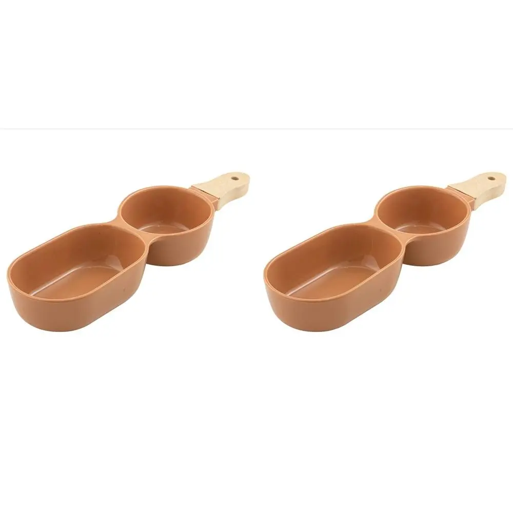 2x Ladelle Alto Serve & Share 2 Part 34.5x9.5cm Porcelain Serve Stick Terracotta - Home & Garden