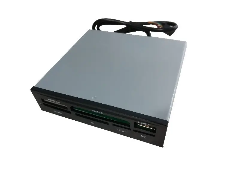 Astrotek All In One 3.5" Internal Card Reader USB 2.0 Hub/Dock For SDHC/SD/CF/MD - Electronics