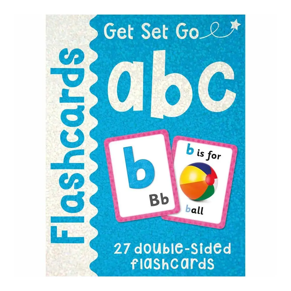 4PK Miles Kelly Get Set Go Letters/Numbers Kids Educational Learning Flashcards - Toys & Games