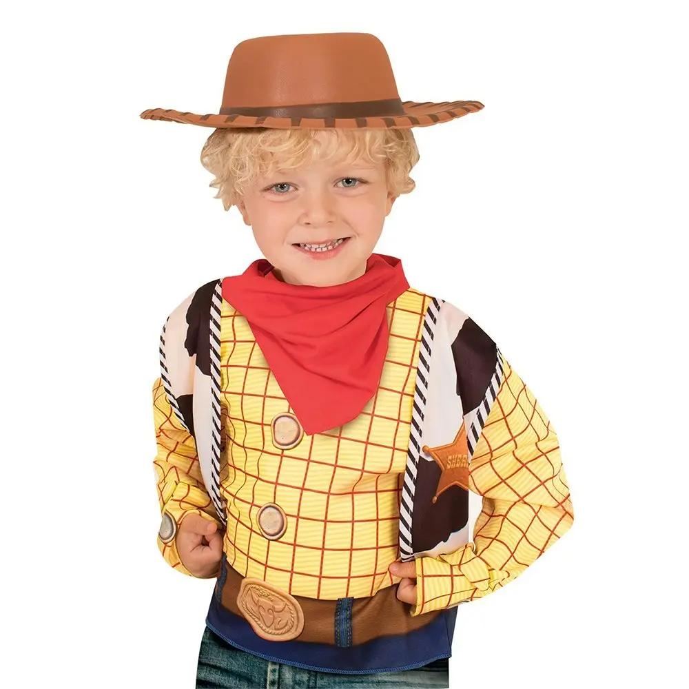 Disney Woody Deluxe Toy Story 4 Cowboy Hat Kids/Child Dress Up Costume One Size - Fashion
