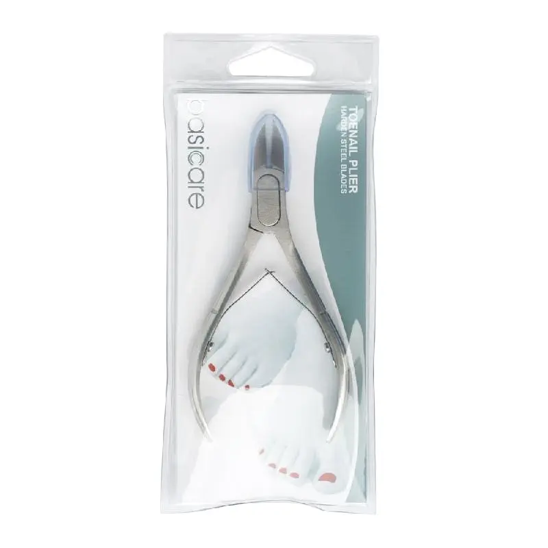 Basicare Toenail Plier 4.7 Inch Stainless Steel Pedicure Chiropody Tool - Beauty