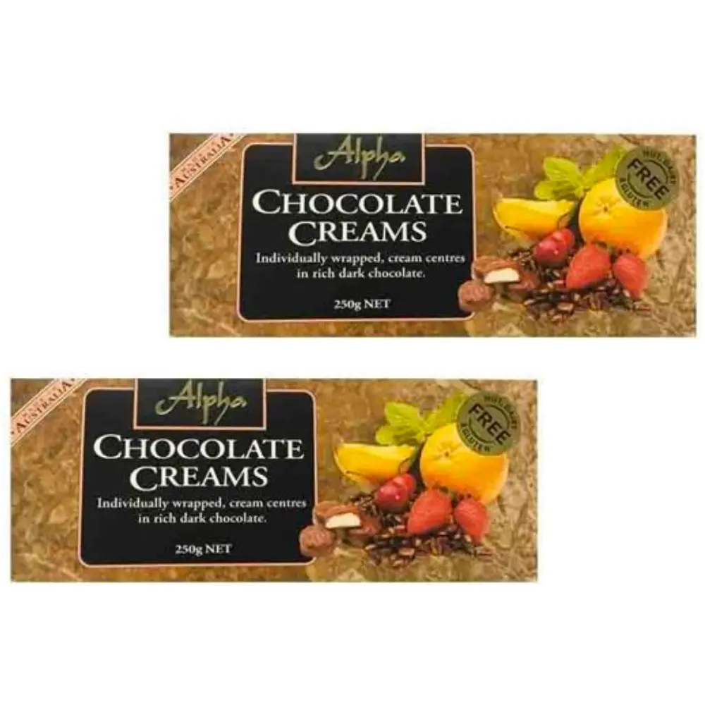 Alpha Chocolate Creams Gift Box 250g x 2 - Groceries