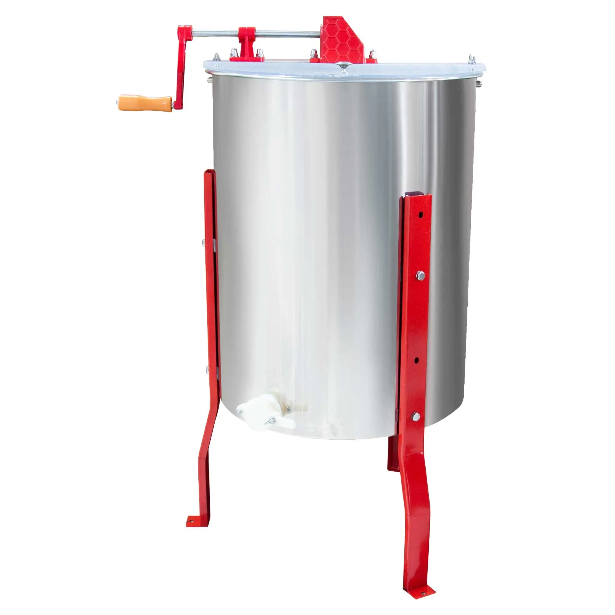 3 Frame Honey Extractor Stainless Manual Spinner Crank Honey Bee Hive Beekeeping - Commercial