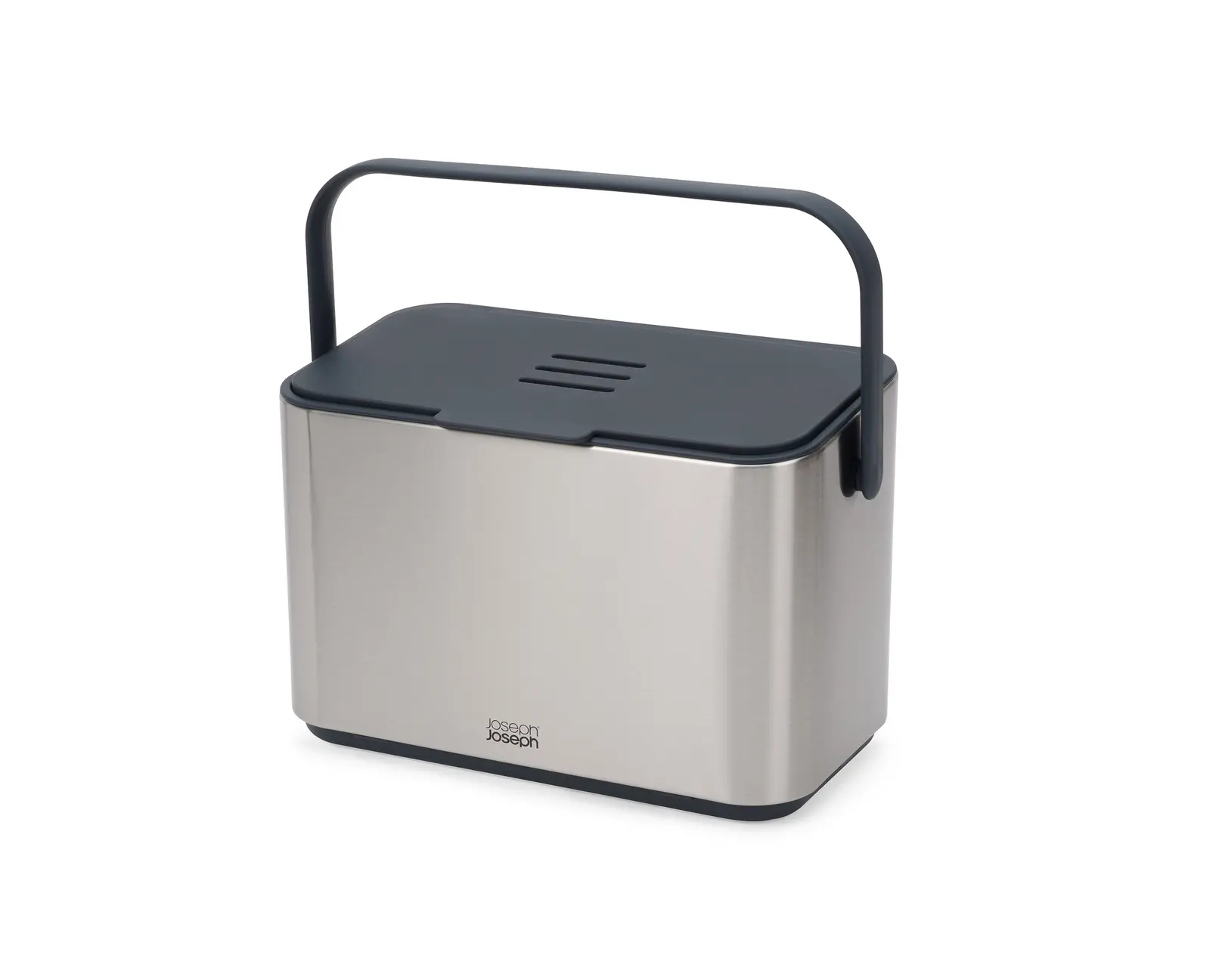 JOSEPH JOSEPH COLLECT 4 LITRE STAINLESS-STEEL FOOD WASTE CADDY