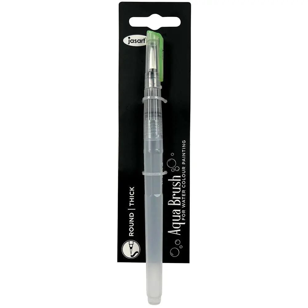 Jasart Aqua Brush Pen, Round Thick Tip - Hobbies