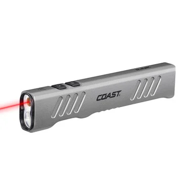 Coast 31013 Products Slayer Pro 1000 Lumen Laser Rechargeable Led Flashlight With Dual Magnet Base - Silver