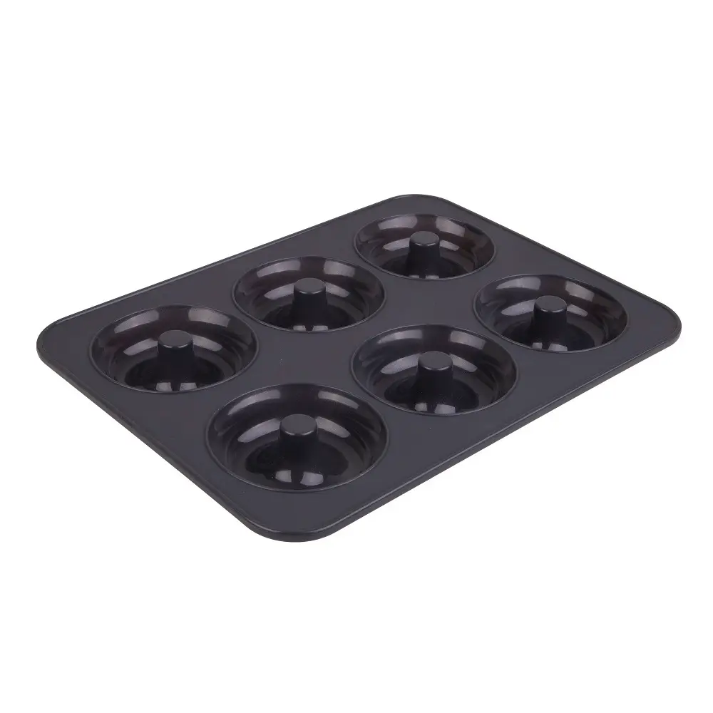 DAILY BAKE SILICONE 6 CUP DOUGHNUT PAN - Home & Garden