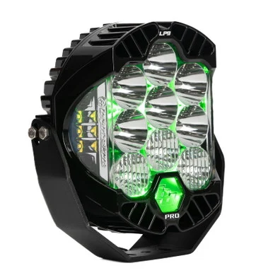 Baja Designs 320016 LP9 Pro LED Light Pod with Green Backlight - Driving/Combo 320016_68