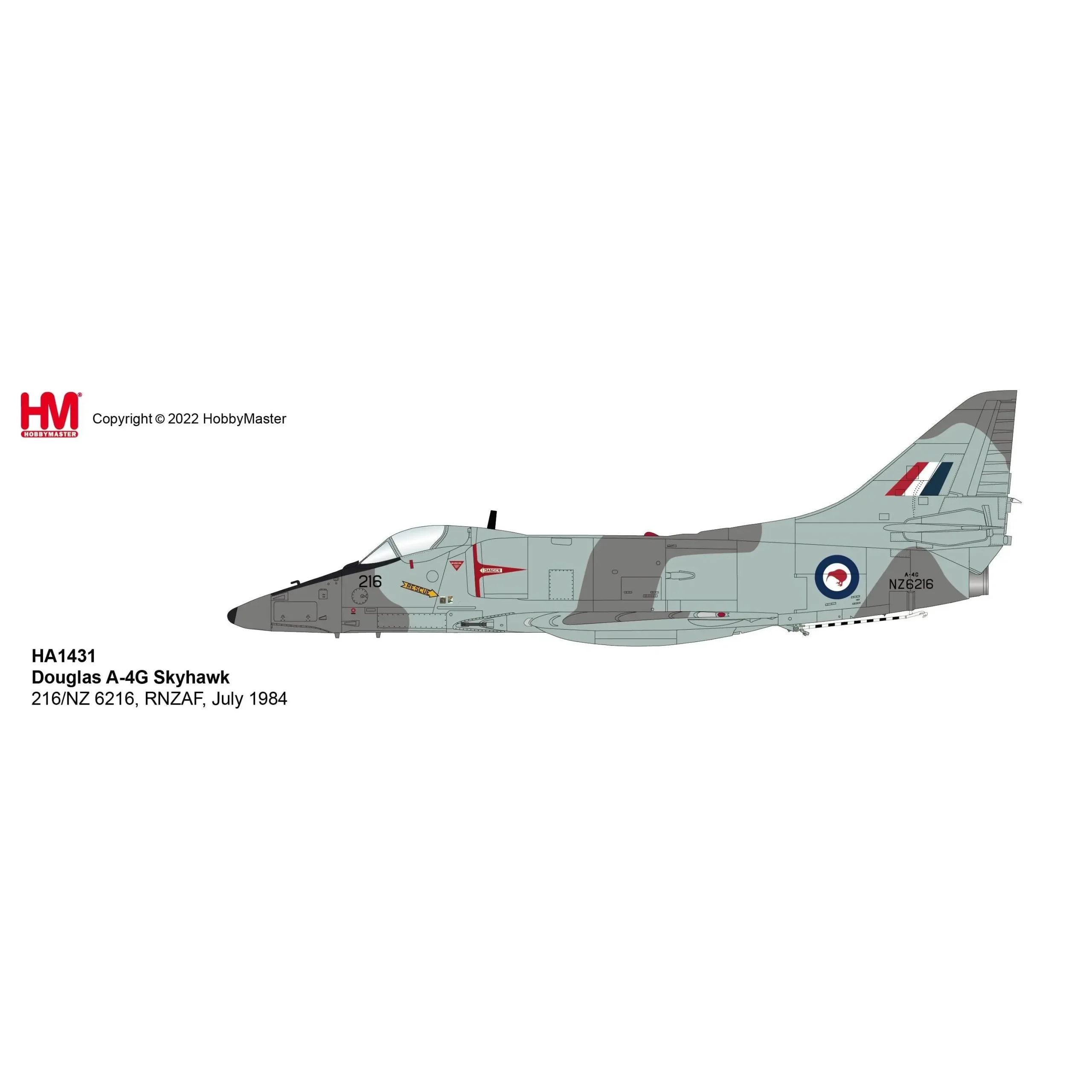 1/72 A4G Skyhawk 216/NZ 6216 RNZAF July 1984 - Hobbies