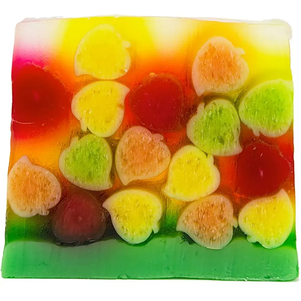 Bomb Cosmetics Kiss From a Rose Scented Soap Slice Bar Shower Body Fragrance - Beauty