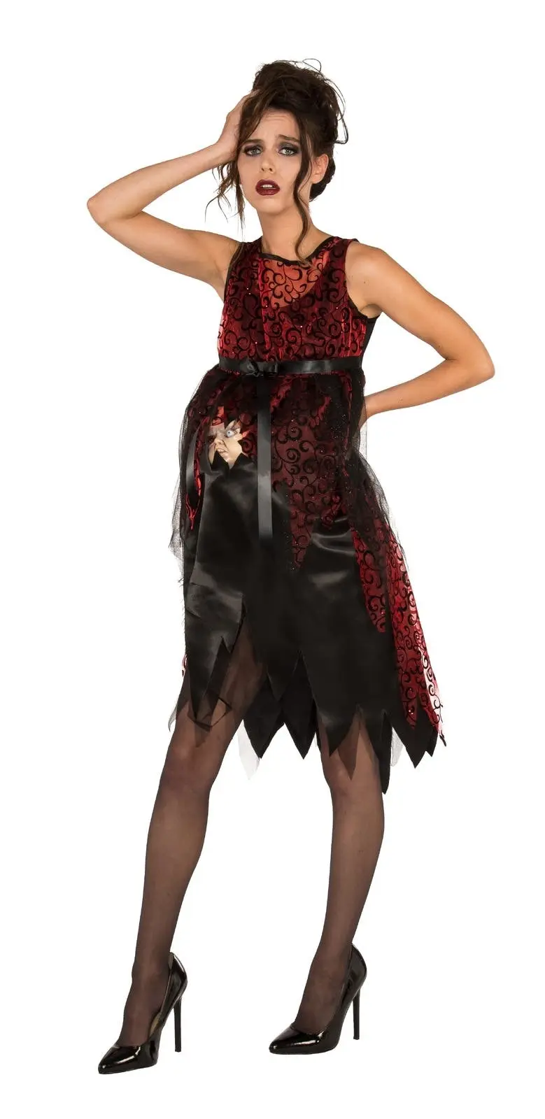 Rubies It'S Time Halloween Alien Pregnant Baby Popping Dress Up Costume Size STD - Fashion
