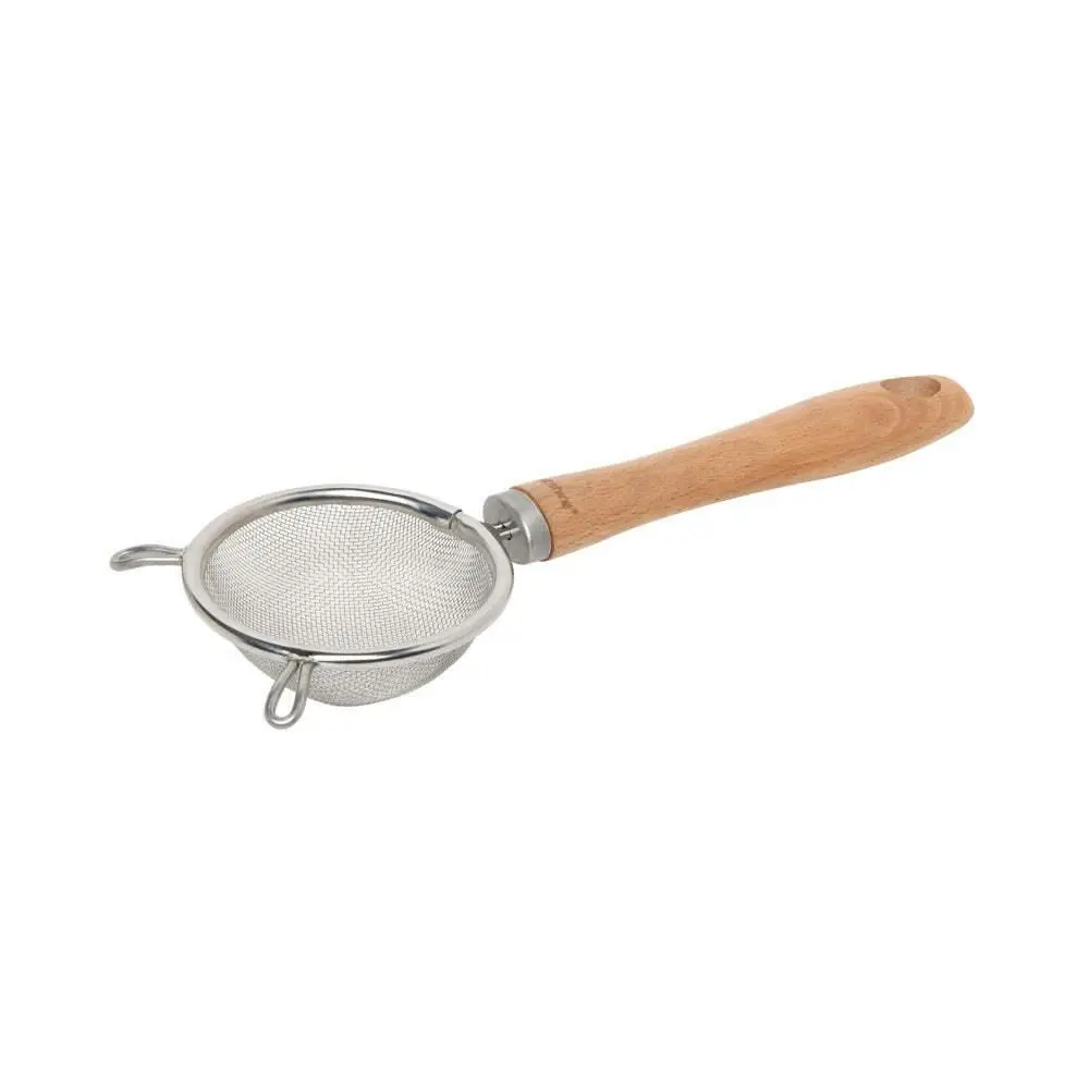 Wiltshire Beechwood Handle Small Hand Mesh Sieve Strainer Bakeware Tool 7cm - Home & Garden