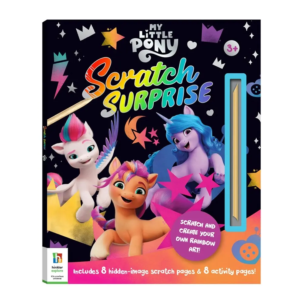 Hinkler Magic Mixies Mixlings Scratch Surprise Activity Colour Book Kids 3+ - Entertainment