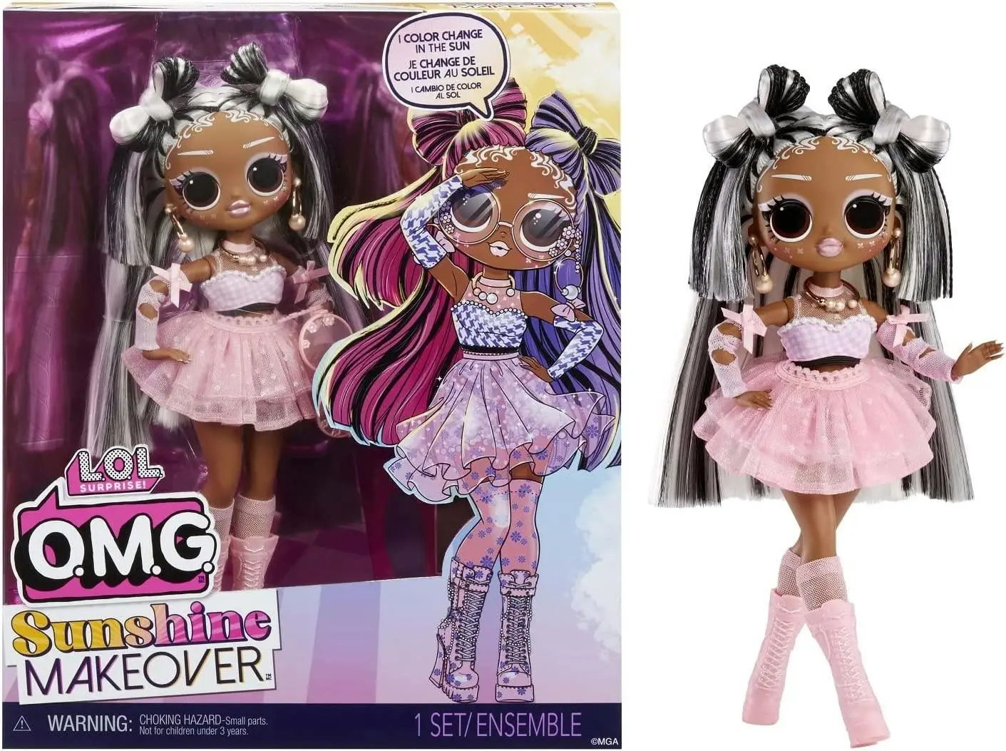 L.O.L. Surprise OMG Sunshine Colour Change Switches Fashion Doll - Toys & Games