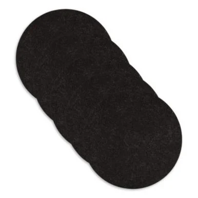 Americo Manufacturing 400513 Stripping Pads, 13" Diameter, Black, 5/carton