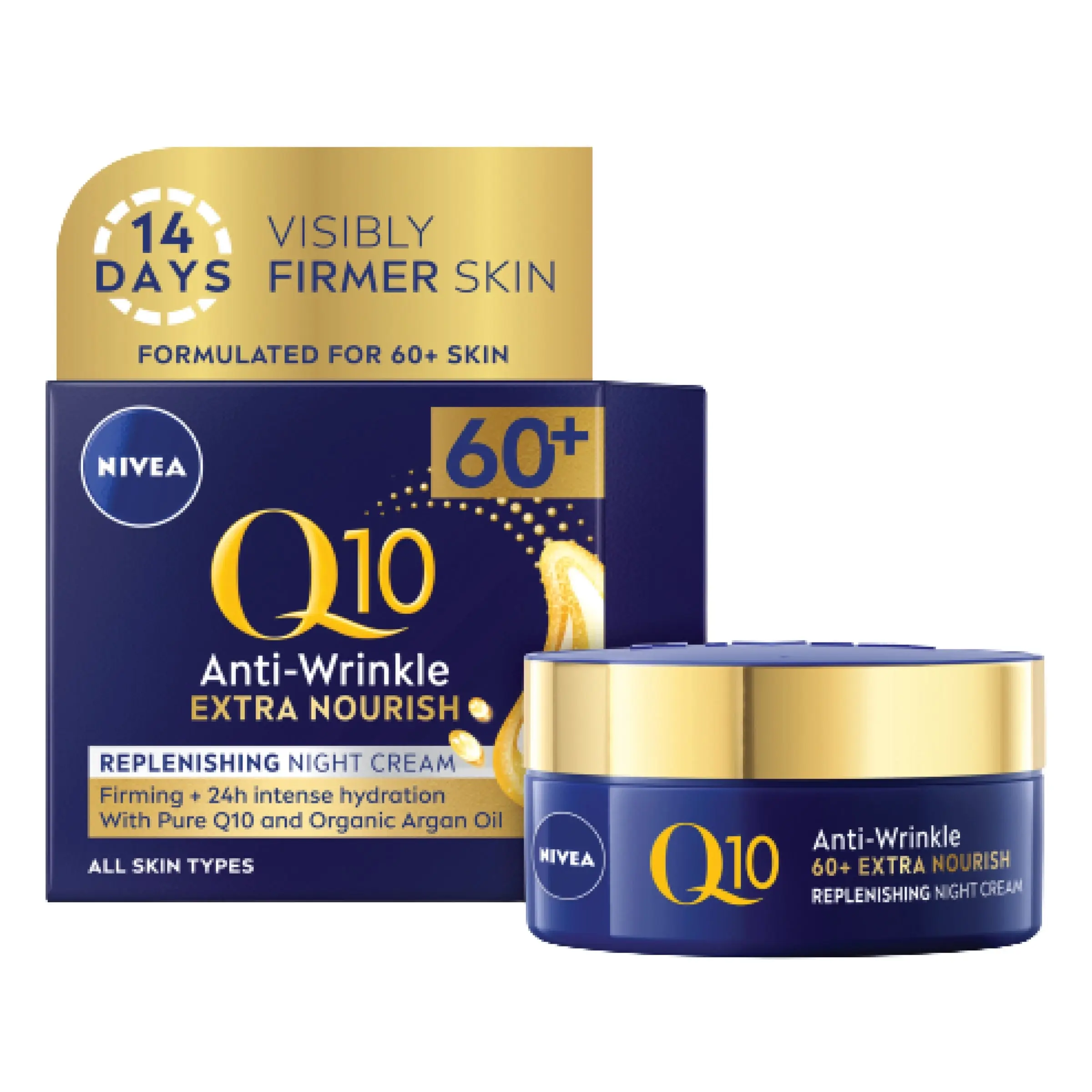 Nivea Q10 Power Night Cream Mature 50ml - Beauty