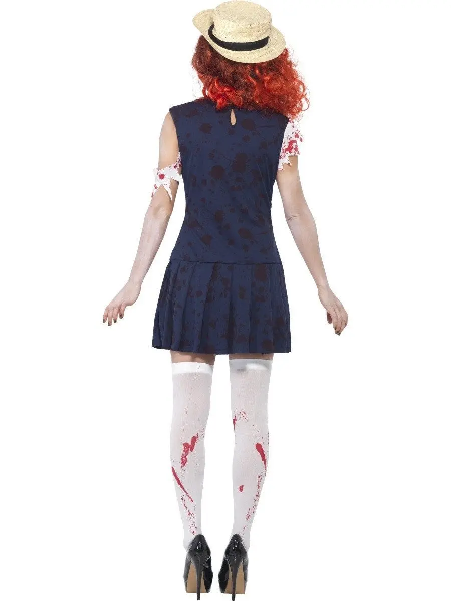 High School College Zombie Womens Costume - Fashion