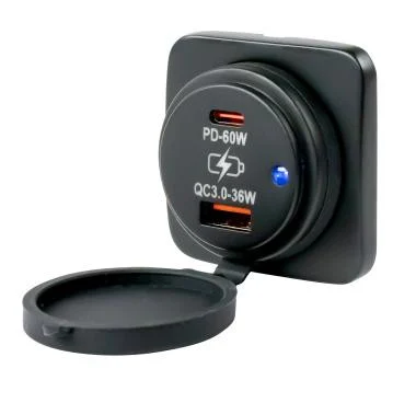 Seadog 426531 Usb-a/usb-c Square Surface Mt