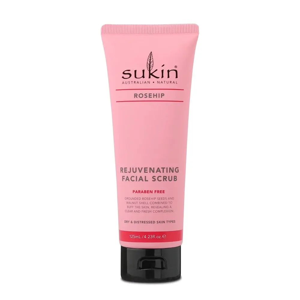 SUKIN Rosehip Facial Scrub 125 mL - Beauty