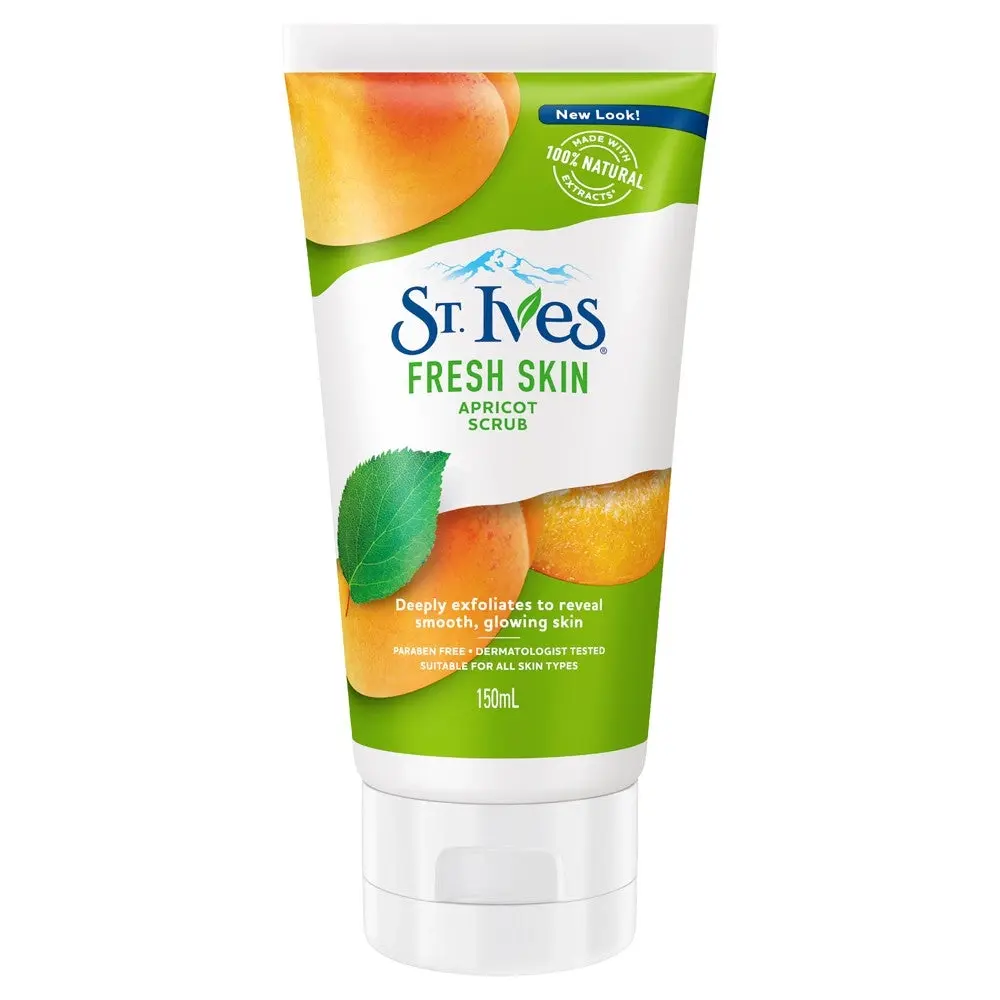 ST IVES Fresh Skin Apricot Scrub 150mL - Beauty