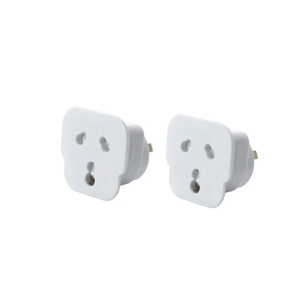 2PK Moki Travel Adaptor Inbound South Africa India to AUS to Foreign Sockets - Electronics