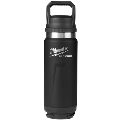 Milwaukee Electric Tools 48-22-8396B Milwaukee Tool Packout 24oz Insulated Bottle With Chug Lid