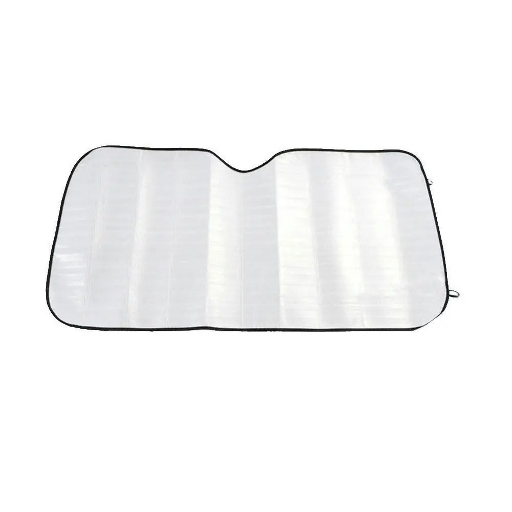 Car Windscreen Sun Visor Reflective Shade Heat Interior Windshield Silver - Automotive