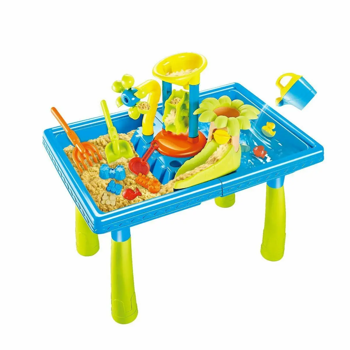 Ausway 2in1 Water Sand Table Kid Sandpit Beach Play Swimming Pool Toys Outdoor Activity Pretend Set - Toys & Games