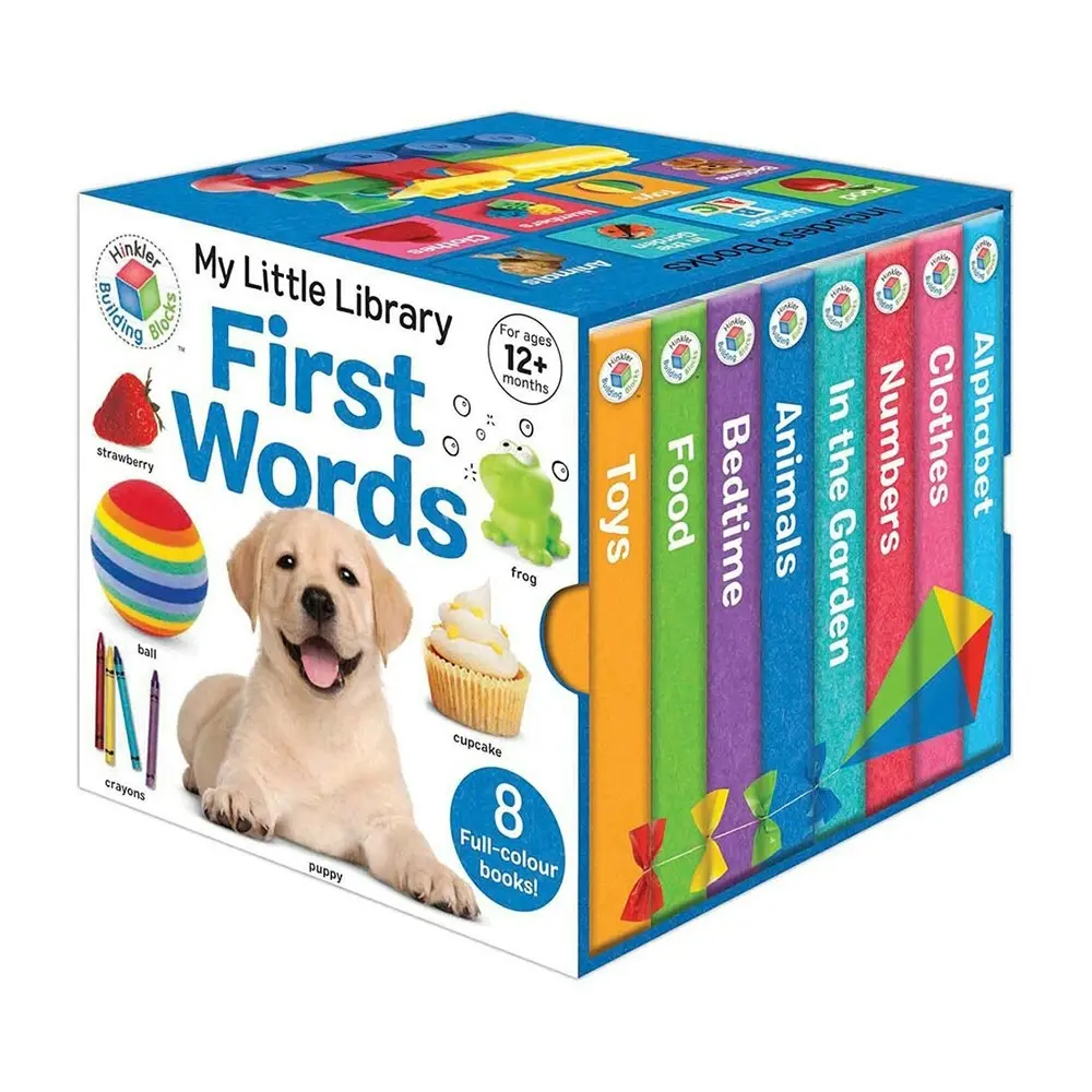 Hinkler Building Blocks My Little Library First Words 2019 Ed Book Set Kids 12m+ - Entertainment
