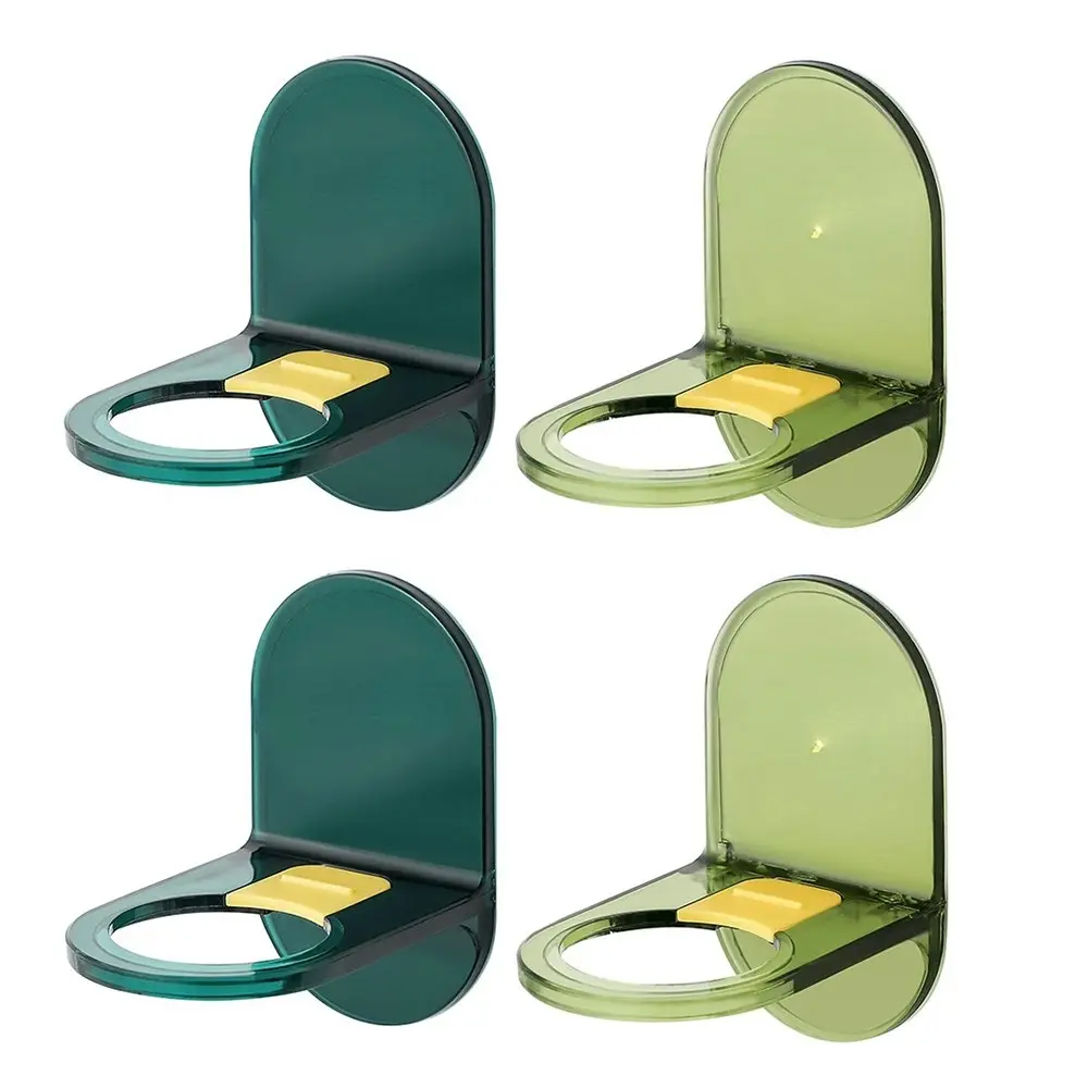 4 PC Bathroom Shower Gel Hand Holder No Punch Shampoo Wall Rack Stand - Home & Garden