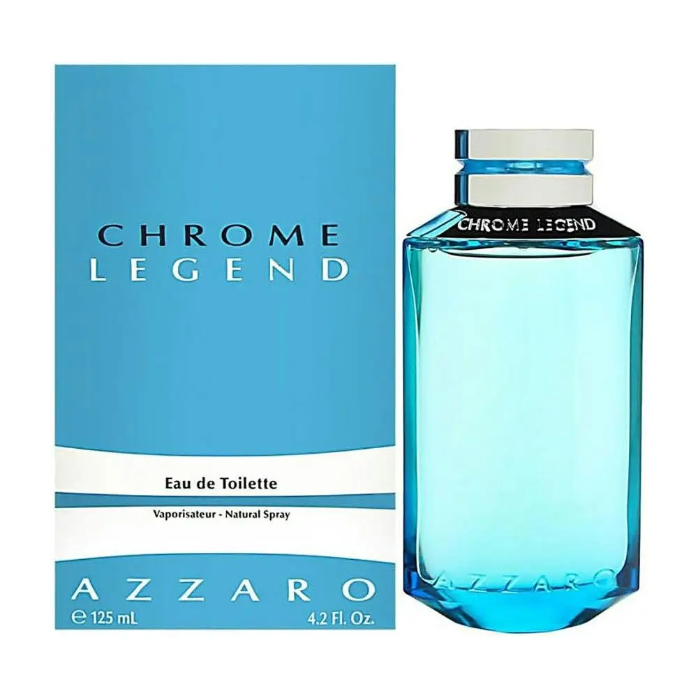 Azzaro Chrome Legend Mens Fragrance Cologne Spray 125ml Eau De Toilette - Beauty