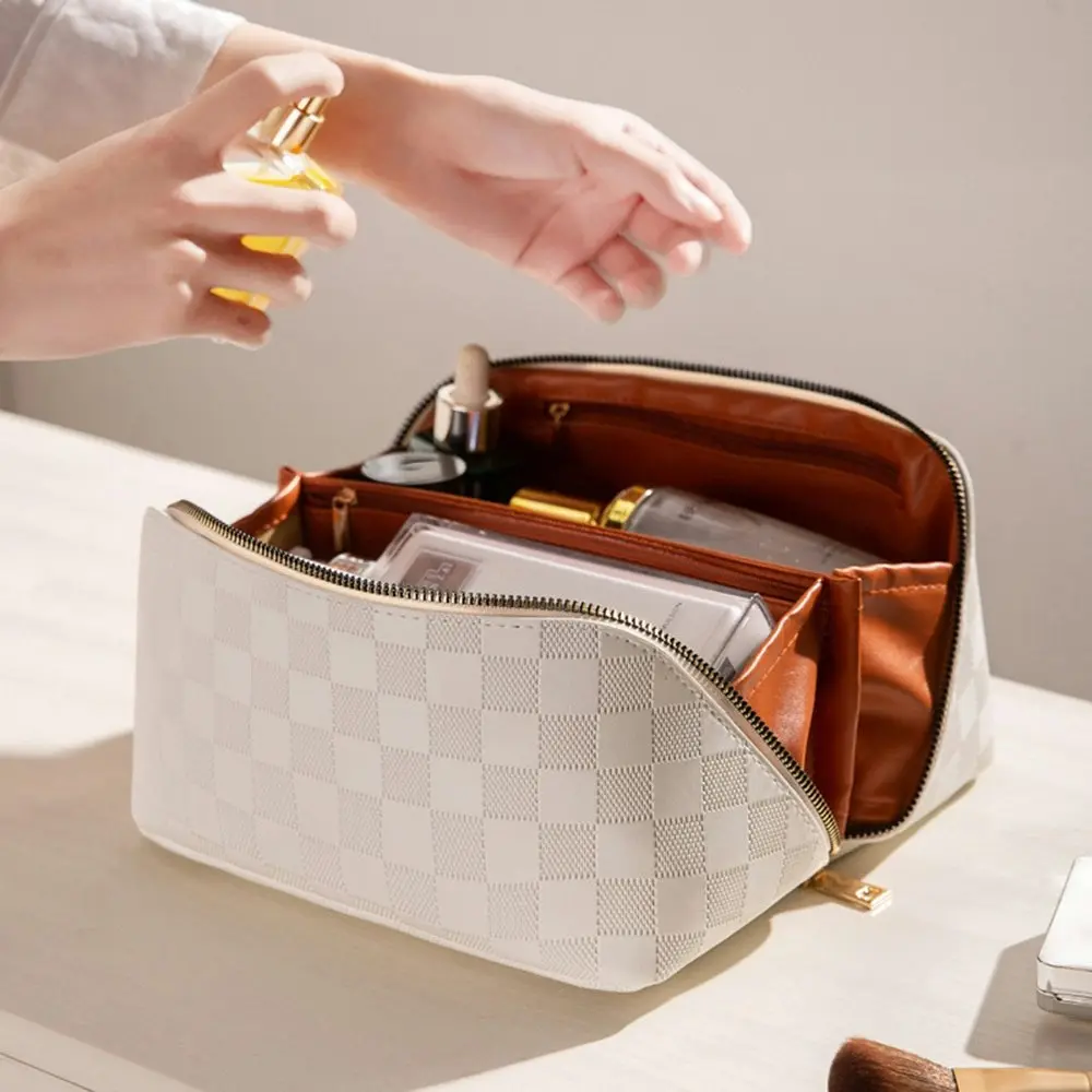 Large Capacity Travel Cosmetic Bag Waterproof Makeup Bag for Women - Home & Garden